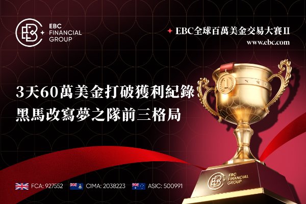EBC百萬美金交易大賽|3天60萬美金打破獲利紀錄 黑馬改寫夢之隊前三格局